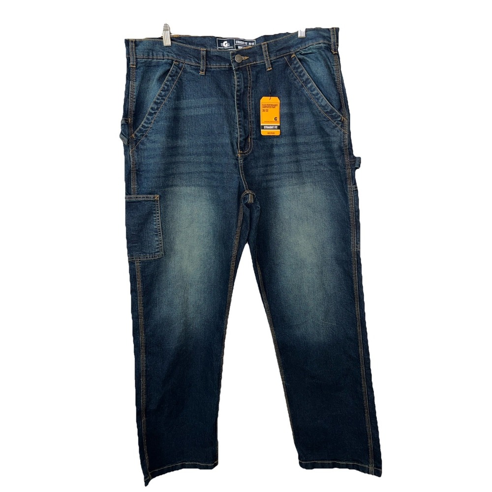 WGA Men's 38/32 Carpenters Flex Performance Pants Staright Fit Orig. $78-New